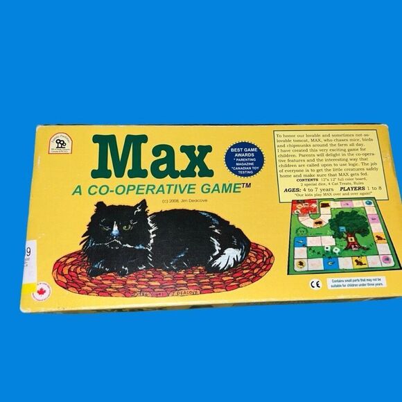2006 Max a Cooperative Game of Consultation Board Game by Family Pastimes - Picture 1 of 6